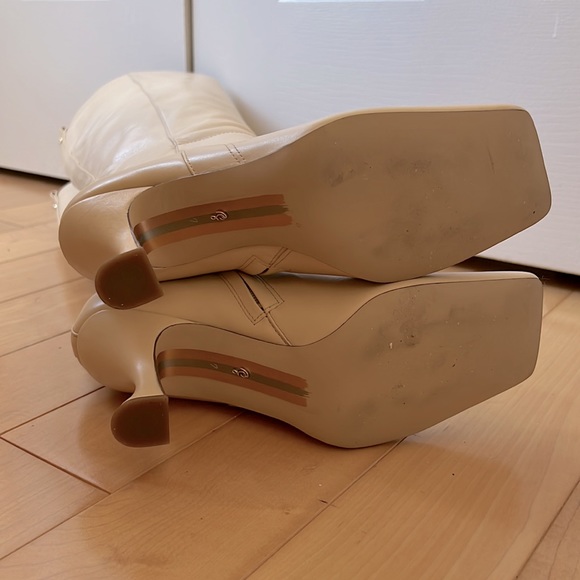 Sam Edelman Adi Boot in colour Eggshell - Picture 6 of 8